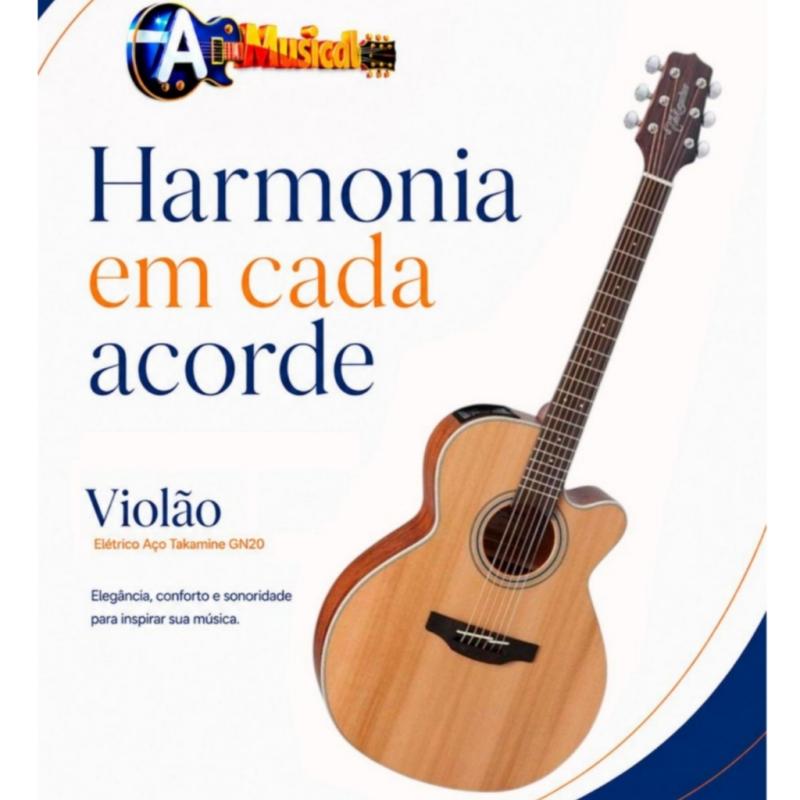 Violão Elétrico Aço Takamine GN20 Violão Elétrico Aço Takamine GN20