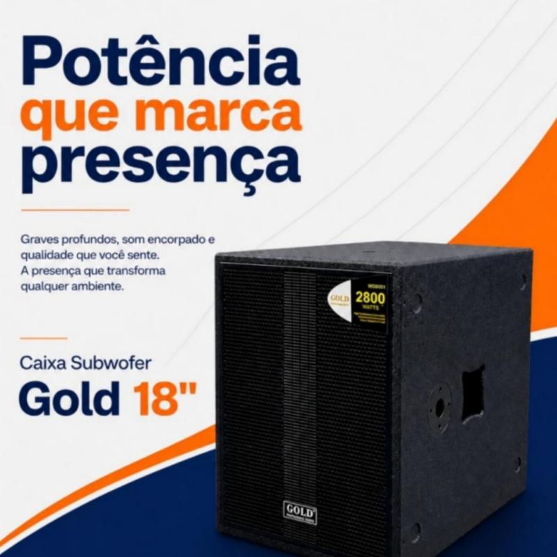 Caixa Subwofer Gold 18" WQ18D1