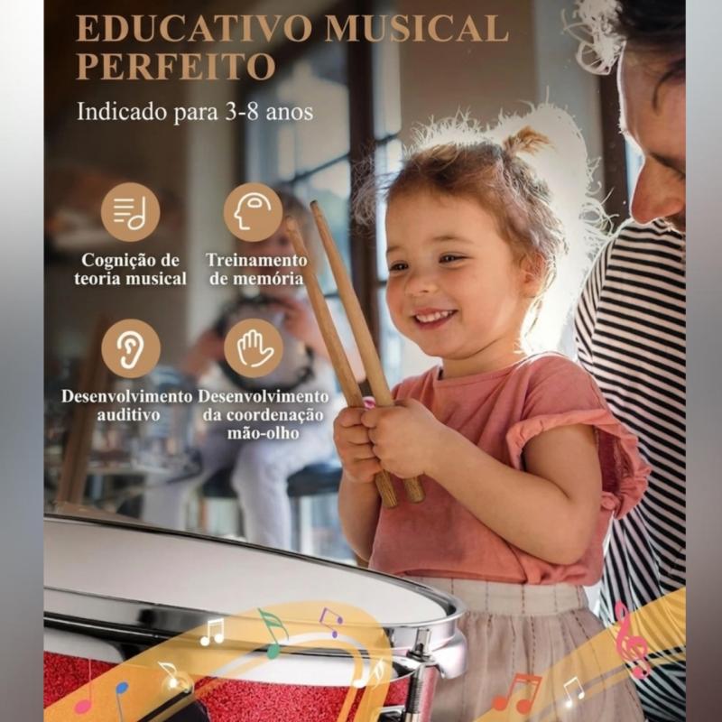 Bateria Infantil Acid 3 peças